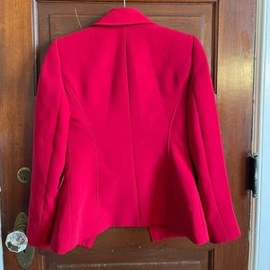 Red Blazer; Red Suit Jacket